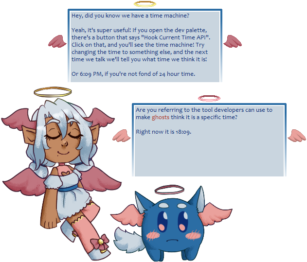 SSP Angel time machine dialogue